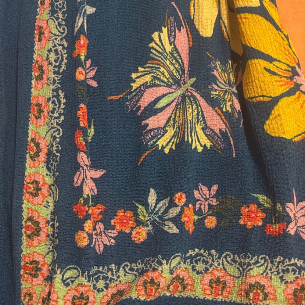Free People Boho Floral Tunic NWT - Picture 5 of 10